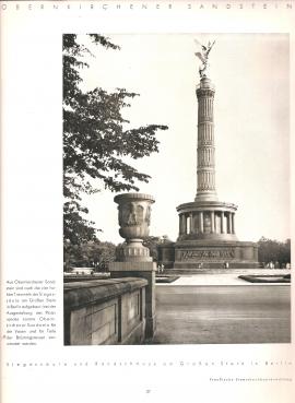 Sejrssøjlen i Berlin Obernkirchener Sandstein®